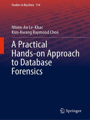 cover image of A Practical Hands-on Approach to Database Forensics